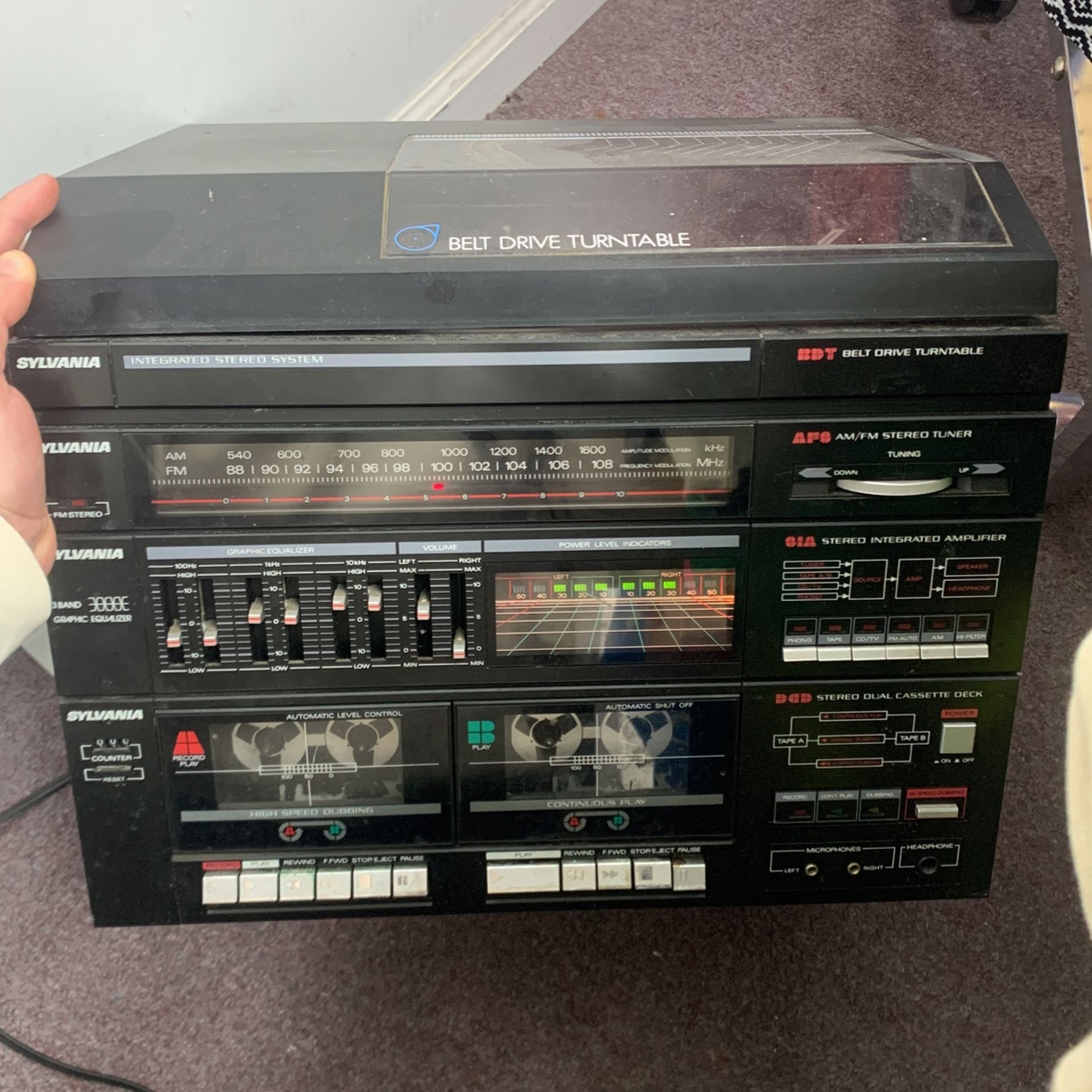 RARE 86' Vintage PHILCO EC STEREO SYSTEM