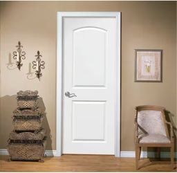 Round 2-panel Interior Door