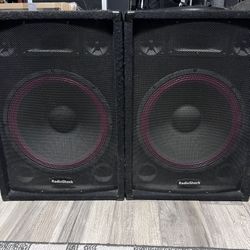 Radio Shack 15” PA speakers