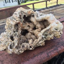 Geode Crystal Rock Aquarium Decor 