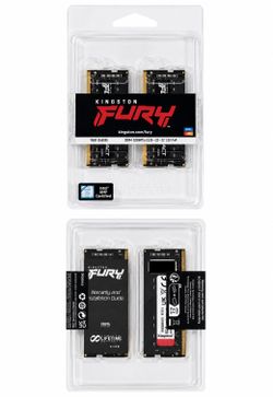 Kingston FURY Impact 16GB (2 x 8GB) PC4-21300 (DDR4-2666) SO-DIMM Memory - Black