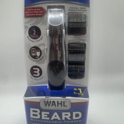 Wahl Rechargeable Beard Trimmer Kit Pack of 12 Cordless Self-Sharpening Blades