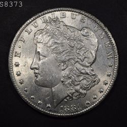1881-CC Morgan Silver Dollar