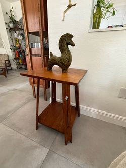 Vintage Solid Wood Side Table