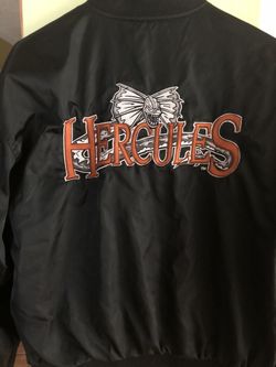 ####••••💪HERCULES💪The LEGONDARY JOURNEY Nylon SNAP-Up Black JACKET####