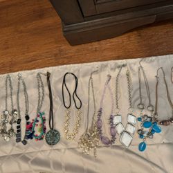 12 Vintage Necklaces 