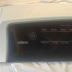 Whirlpool Cabrio  Control Panel 