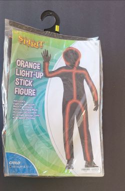 Light-Up Stick Figure Child Costume