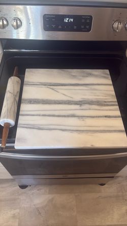Marble, rolling, pin, and board