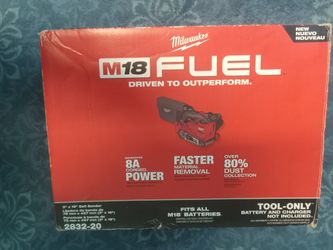 Milwaukee
M18 FUEL 18-Volt Lithium-Ion Cordless Belt Sander (Tool-Only)