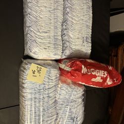 Diapers Size 1- 230 Count -$60 Reduced