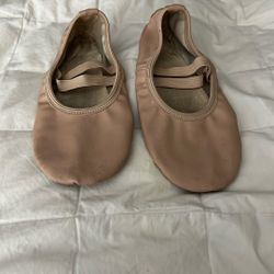 Size 2 Pink Leather Ballet Slipper