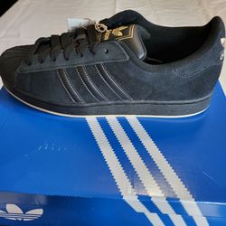 New* Adidas Superstar II Suede Shoes Men's Size 12 Women's 13 with Box