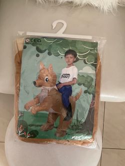 Funny Halloween kid’s inflatable riding doggy custom 6-8yrs ..?..