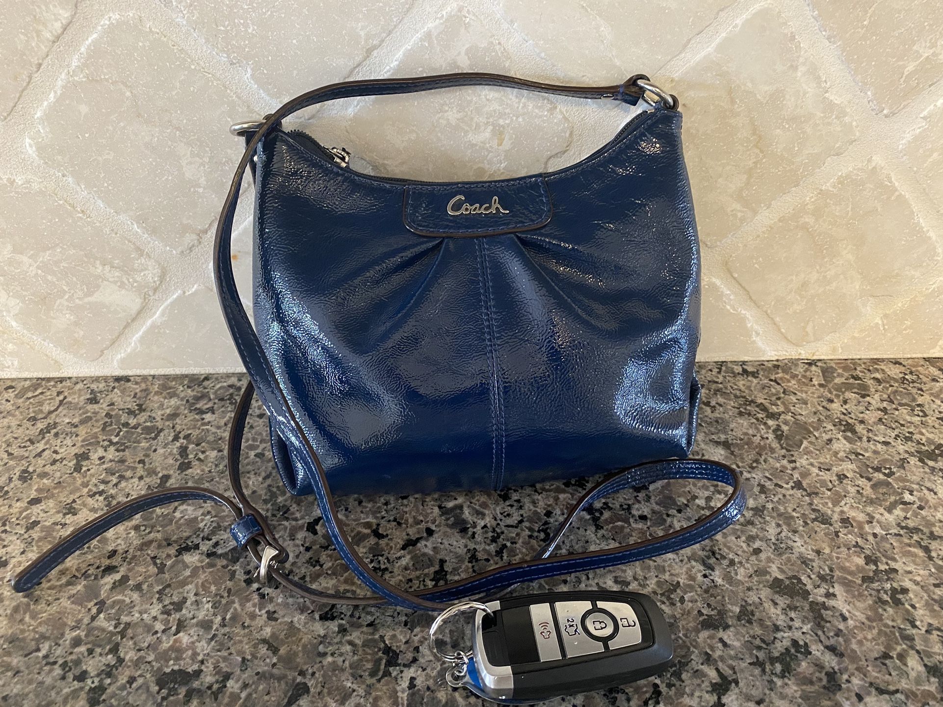 Small Dark Blue Coach