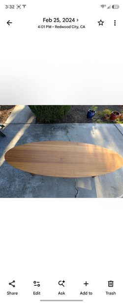 Surf board Coffee table