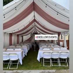 Tent Draping Backdrops - Birthday Wedding BabyShower Graduations