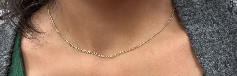 Cuban Link Chain Necklace 14k