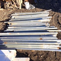Heavy duty galvanized steel posts need to be gone