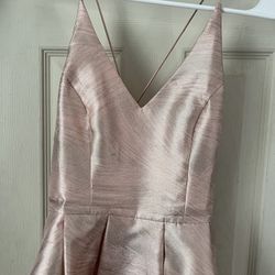 Pink Gold Cris Cross Dress