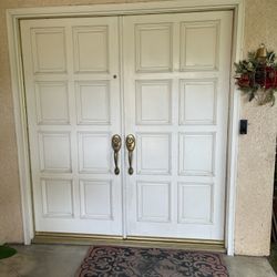Exterior Front Door - Solid Wood 80” X 72”