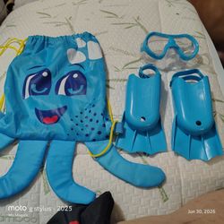 Dolfino 5 piece kids snorkel set