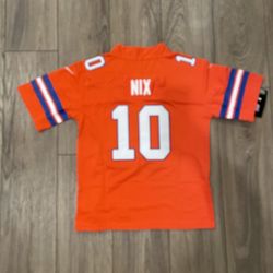Youth Denver Broncos Bo Nix Stitched Jersey , S to XL