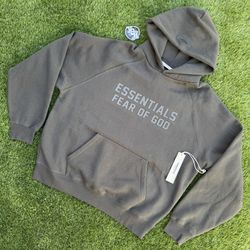Fear Of God Essentials Hoodie ‘Wood’