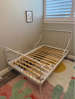 IKEA MINNEN Extendable Kids Bed Frame - Whit