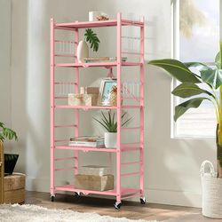 Pink Foldable Shelving 