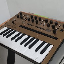 The Korg Monologue (25-key, programmable, monophonic analog synthesizer)