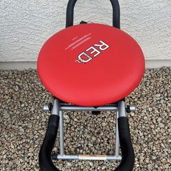 RED XL Fitness AB & Core Machine Abdominal Exercise Chair 