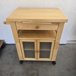 Wooden Kitchen Cart