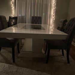 Dining Table And Server    (Chairs not included)