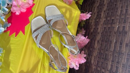 Silver shoes