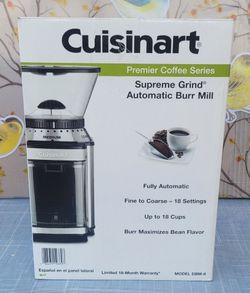 Cuisinart Supreme Grind 32 Cup Electric Burr Coffee Grinder, Stainless Steel