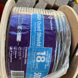 RG6 Coaxial Cable Quad Shield