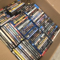 Lot Of Empty Boxes Blu-rays  And DVD Boxes