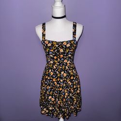 NWT Boutique Black Floral Mini Dress