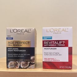 L’Oréal moisturizers 1.7 oz: $10 each 