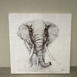Gold Elephant Art 