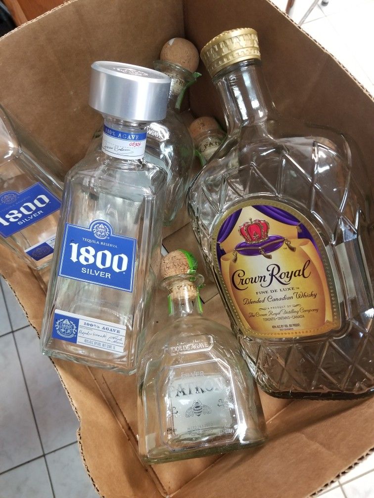 Empty Liquor Bottles