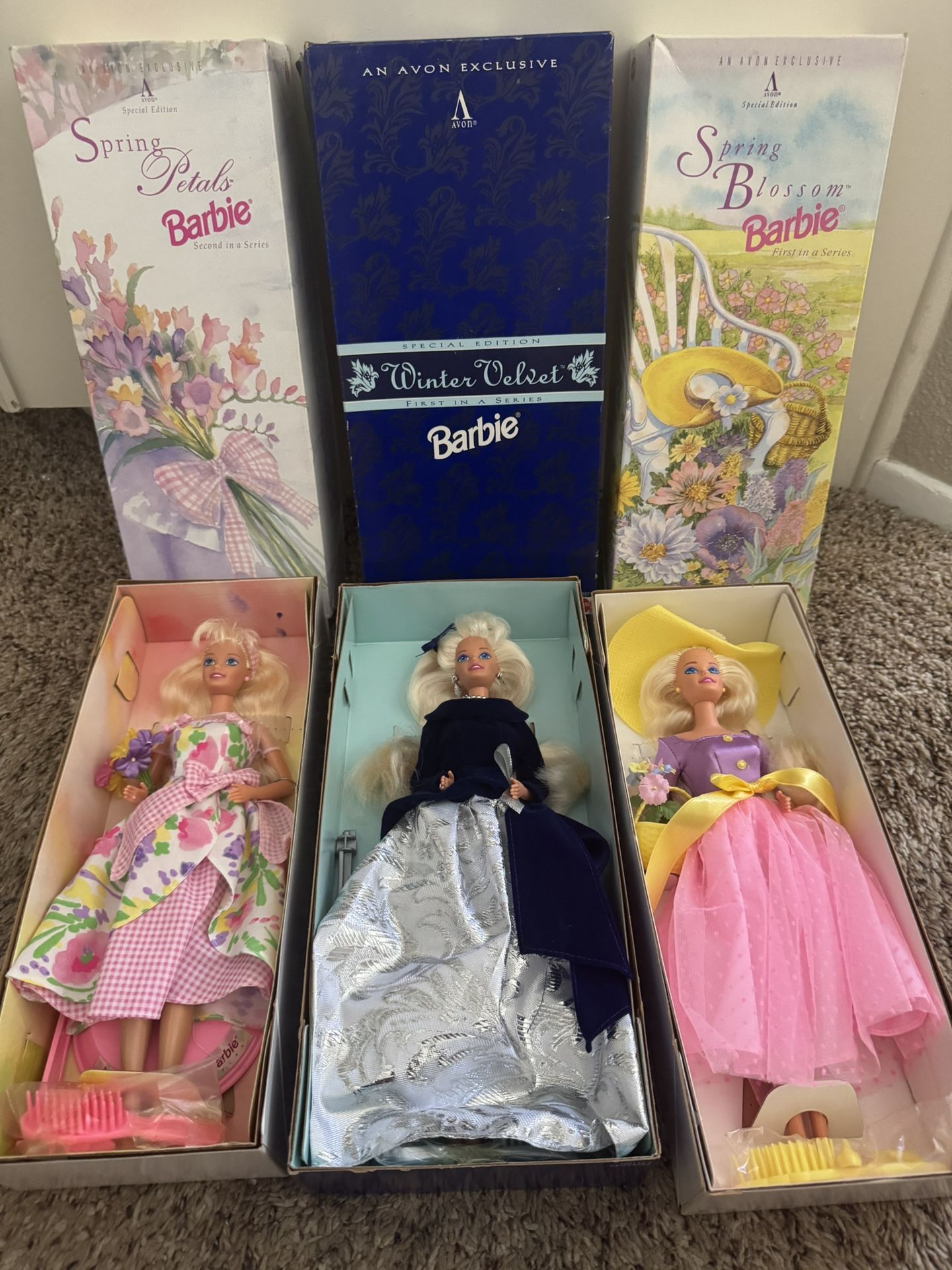 Avon Special Edition Barbie Dolls- Brand New