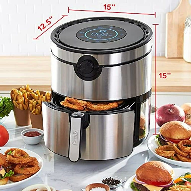 Dash AirCrisp Pro Electric Air Fryer + Oven Cooker with Digital Display 6 Quart