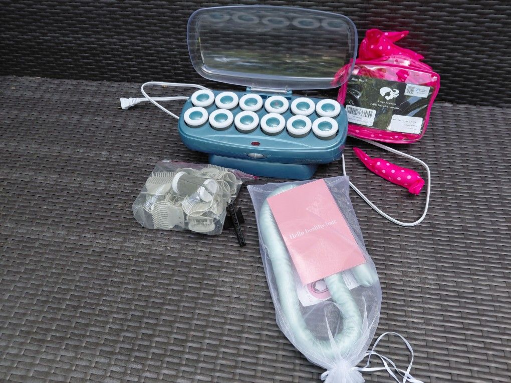 hot curler set 12 babyless pro nano titanium