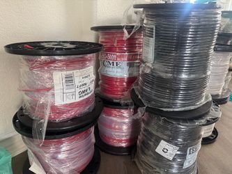 #6 AWG THHN Copper Wire – 500 ft Rolls – Red, Black & White