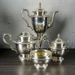International sterling Silver Coffee Set 
