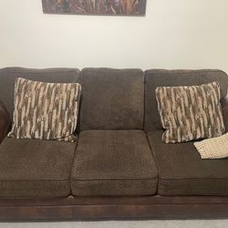 Loveseat and couch 