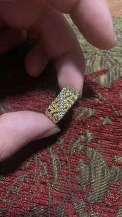 Gold plated ring size 9