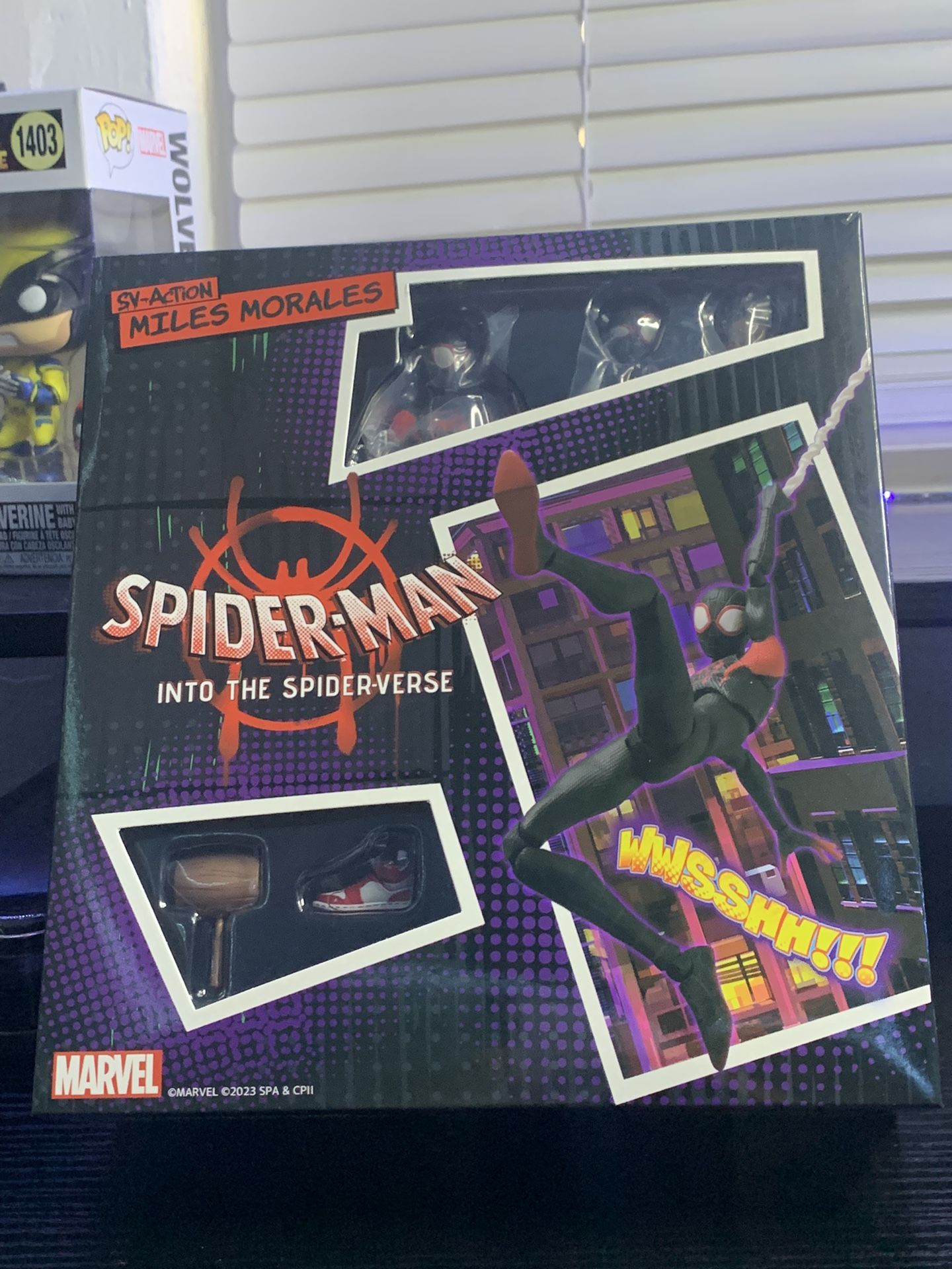 Sentinal Mafex S.H.Figuarts Mezco Spider Man Into The Spider Verse Miles Morales 